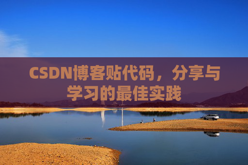 CSDN博客贴代码，分享与学习的最佳实践